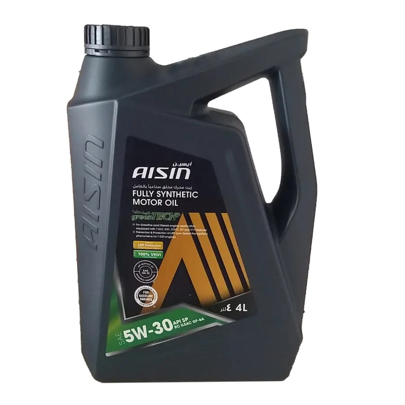 خرید و قیمت روغن موتور آیسین مدل greenTech plus حجم 4 لیتر