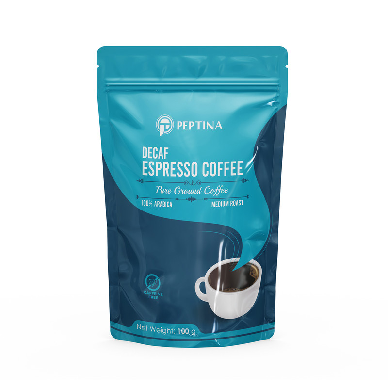 قهوه اسپرسو بدون کافئین عربیکا پپتینا - 100 گرم