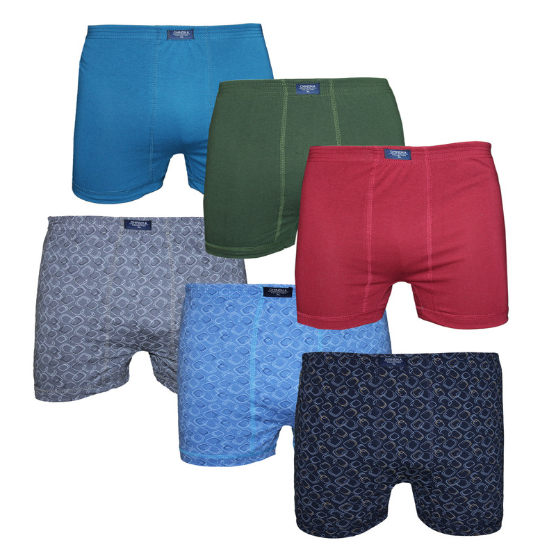 خرید و قیمت شورت مردانه چیندکا مدل 2 کد 103 مجموعه 6 عددی