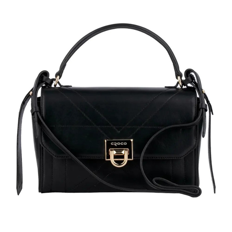 کیف دوشی زنانه چرم کروکو مدل ماریسا