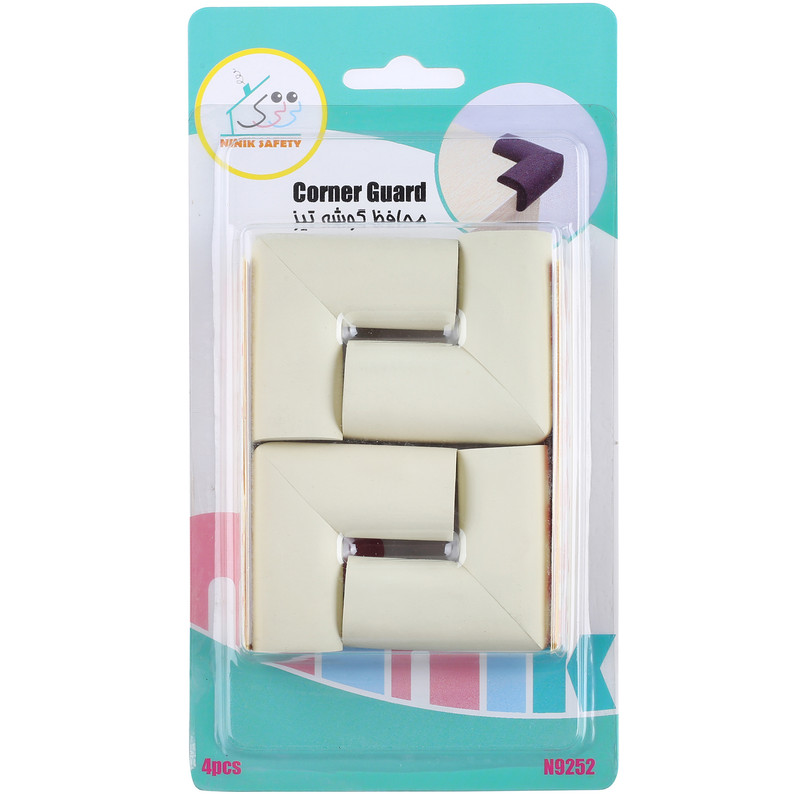 محافظ کنج و گوشه کودک نی نی ک مدل N9252-CGY بسته 4 عددی