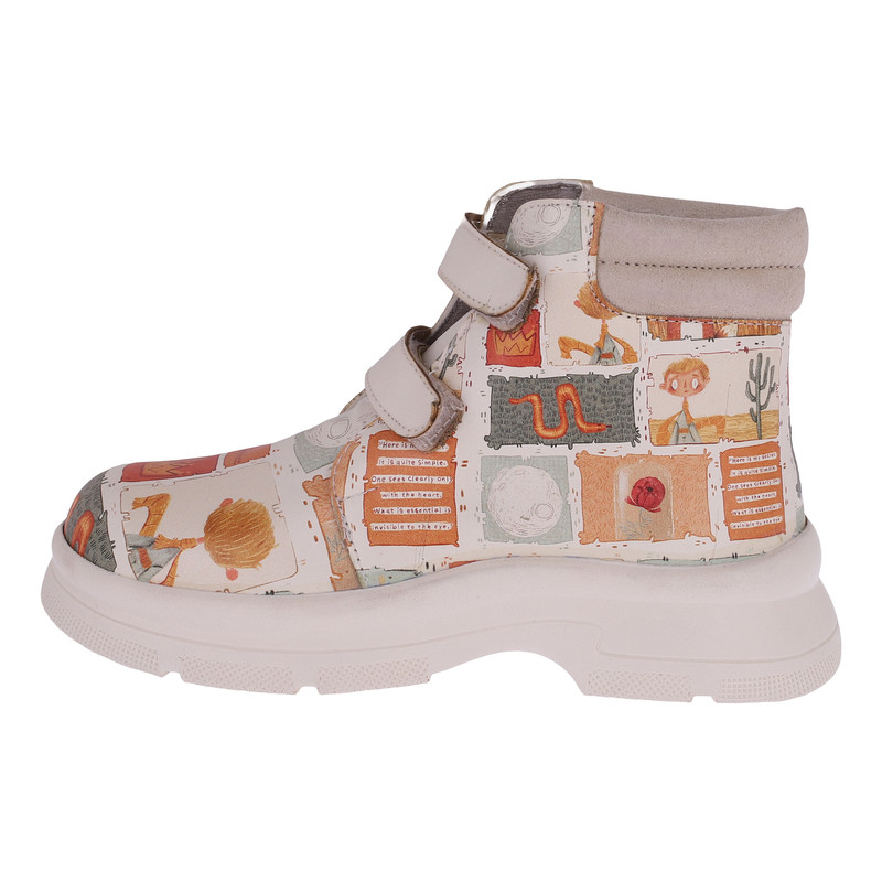 نیم بوت دخترانه دندی مدل dnd-vian02 طرح prince