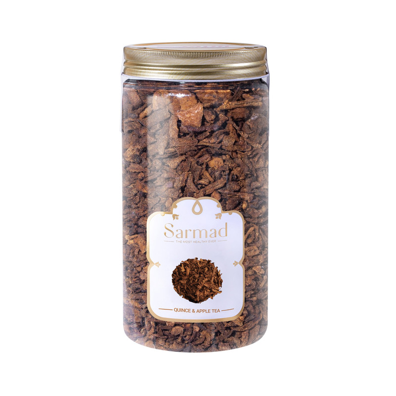 خرید و قیمت دمنوش میوه ای به و سیب ممتاز سرمد - 250 گرم