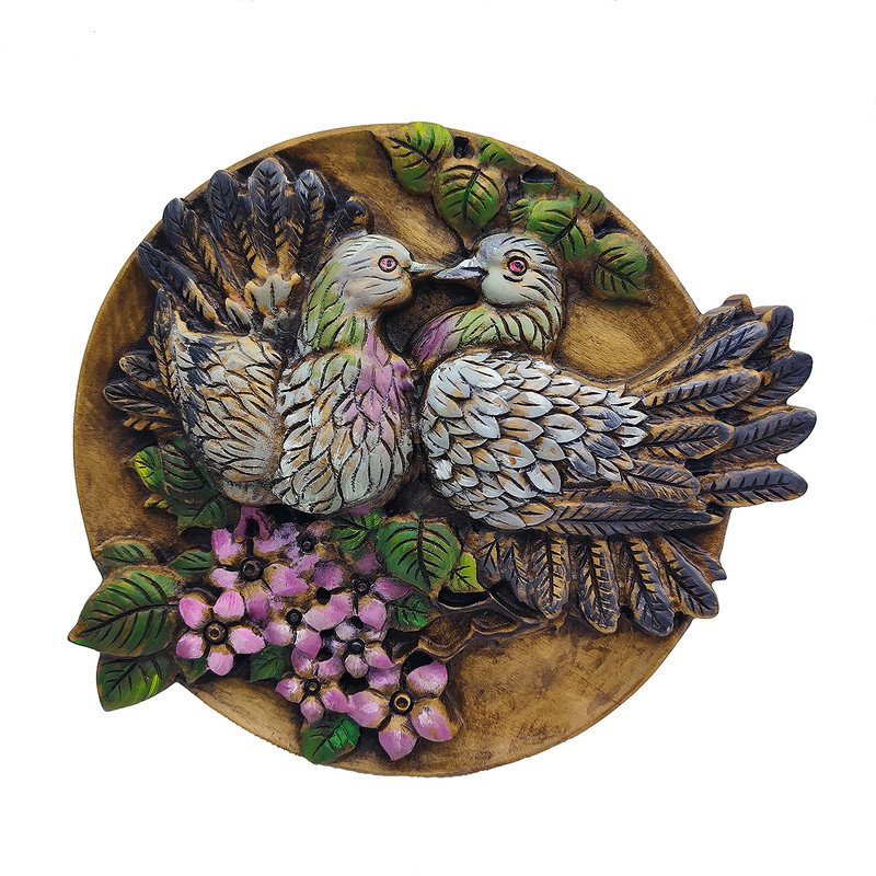 تابلو منبت کاری مدل کبوتر کد 200