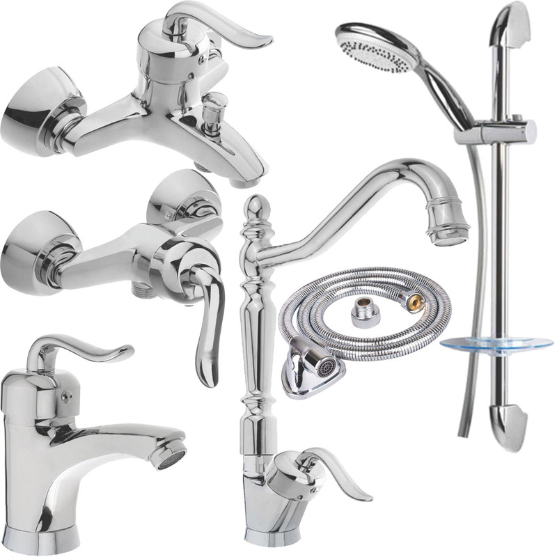 خرید و قیمت ست شیرآلات های پلاس مدل ونوس مجموعه 6 عددی