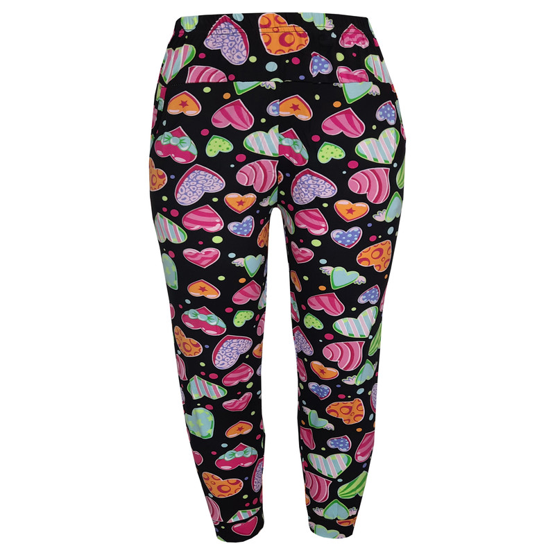 شلوار زنانه مدل candy heart رنگ مشکی