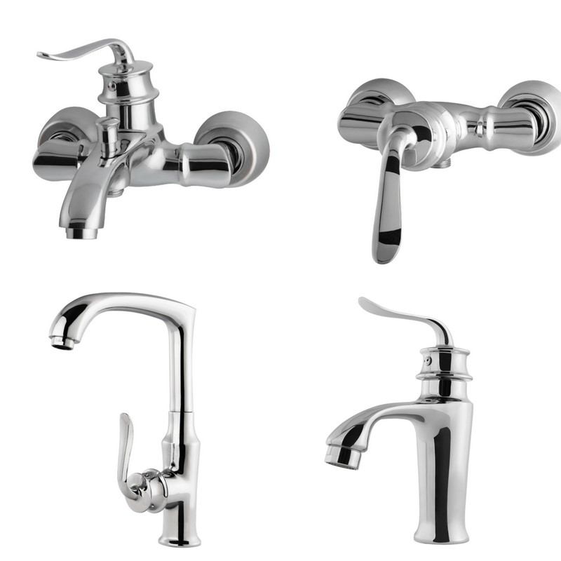 ست شیرآلات نورتکس مدل کیتو 1947dk