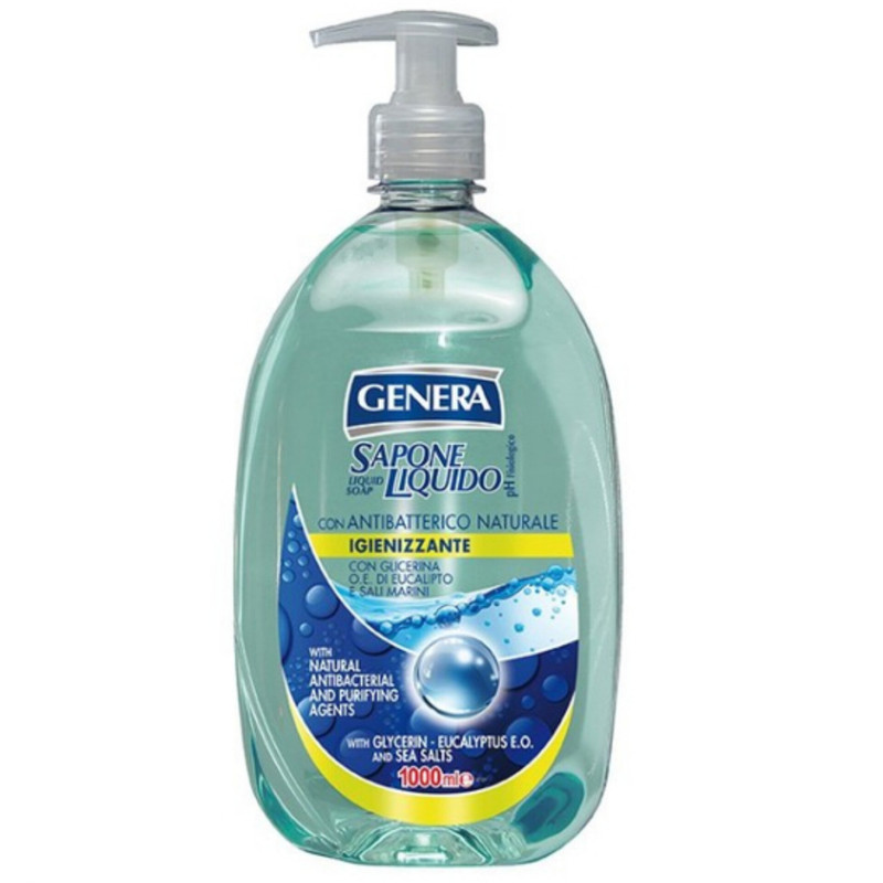 مایع دستشویی جنرا مدل Igienizzante رایحه اوکالیپتوس حجم 500 میلی لیتر