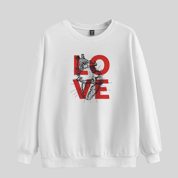 سویشرت مردانه مدل دورس عاشقانه کد mo082