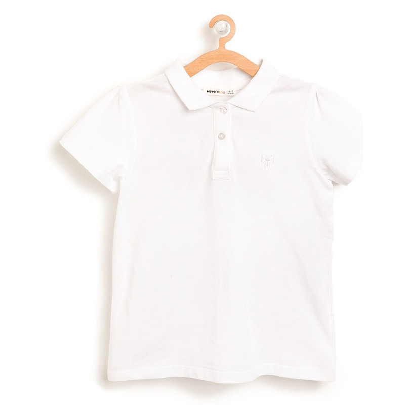 پولوشرت نخی آستین کوتاه دخترانه - کوتون