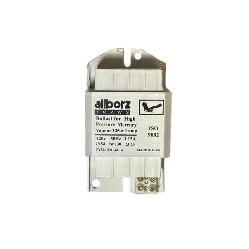 خرید و قیمت ترانس بخار جیوه البرز مدل 125 وات 1.15 آمپر