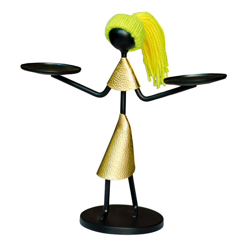 خرید و قیمت جاشمعی مدل زن آفریقایی کد 01