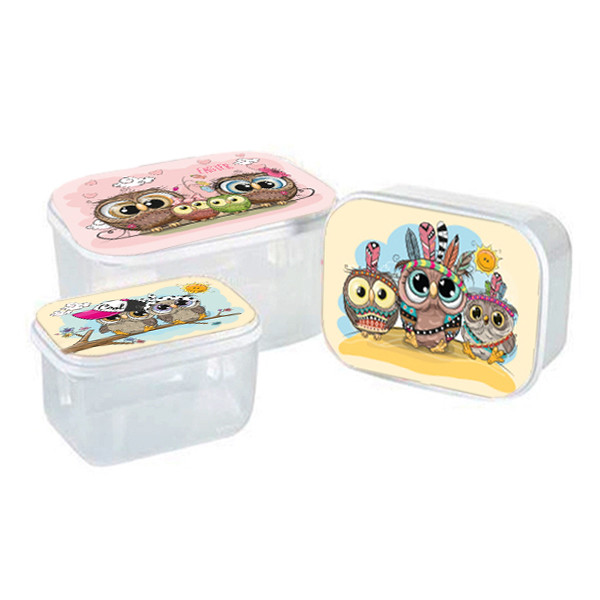 ظرف نگهدارنده زیبا مدل مستطیلی کد 3 مجموعه 3 عددی