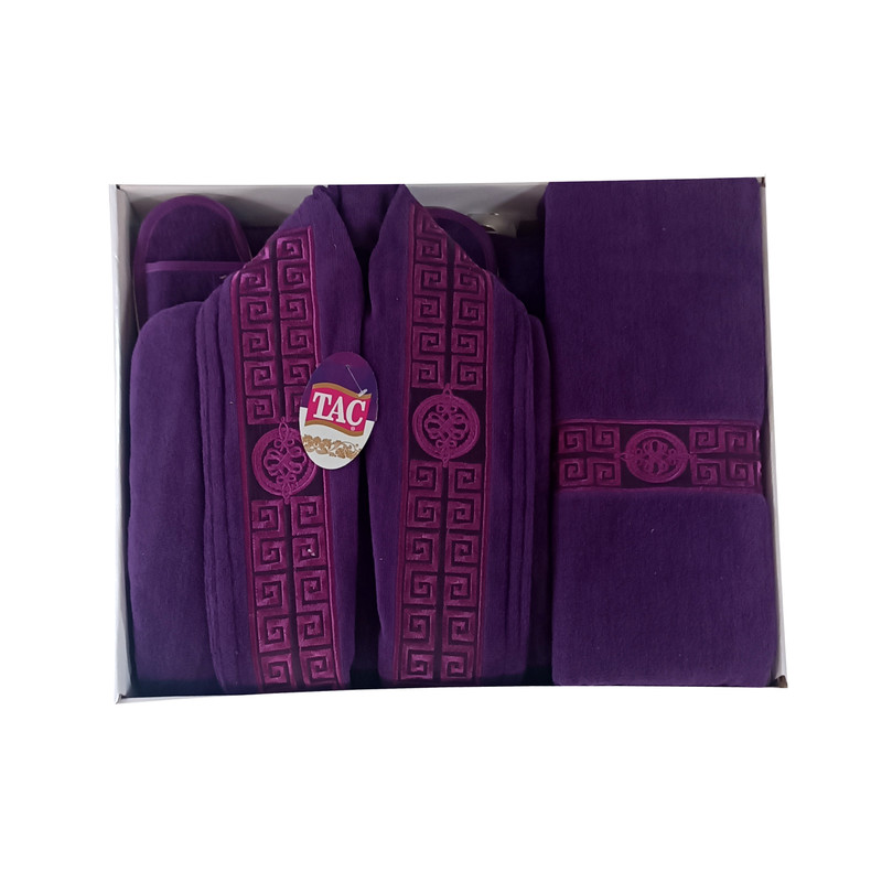 خرید و قیمت سرویس حوله پالتویی 4 تکه تاچ مدل هیرو