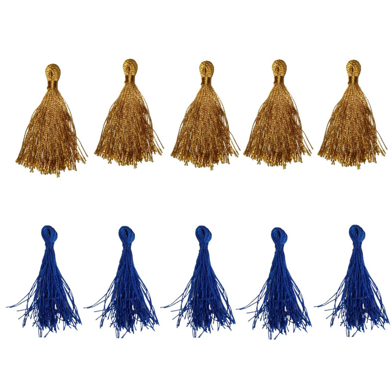 آویز تزیینی مدل منگوله مجموعه 10 عددی