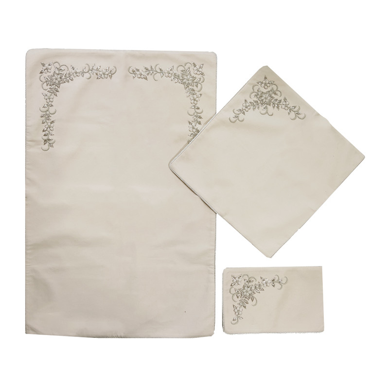 خرید و قیمت سجاده و جانماز سرمه دوزی صفاهوم مدل مخمل