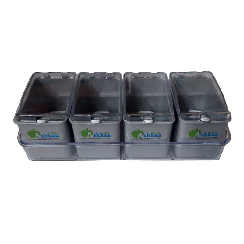 جای ادویه 5 پارچه طرح پیوسته مدل ashkan