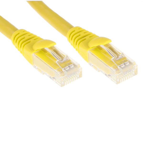 کابل شبکه Cat6 گیگافلکس مدل GI-UTP-2M-YL