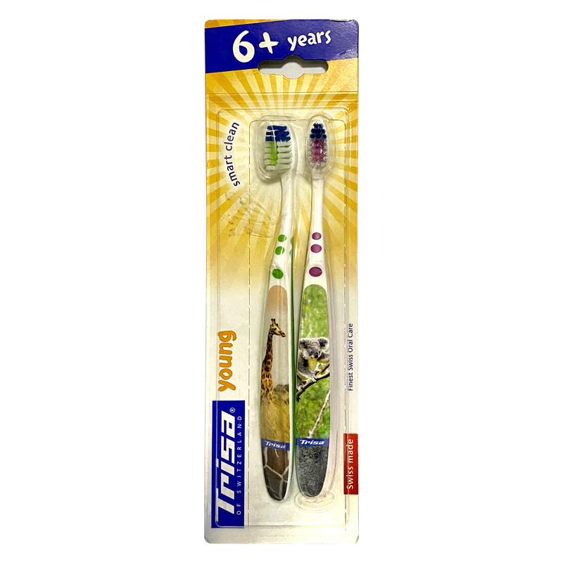 مسواک کودک تریزا مدل Smart Clean برس نرم بسته 2 عددی