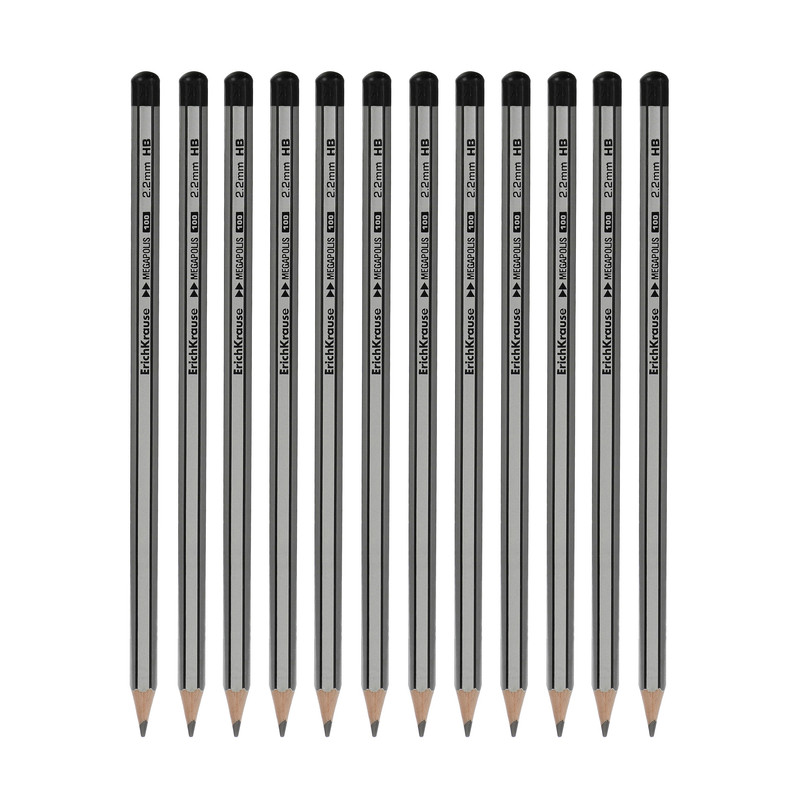 مداد مشکی اریک کراوزه مدل مگاپلیس کد 32860 بسته 12 عددی