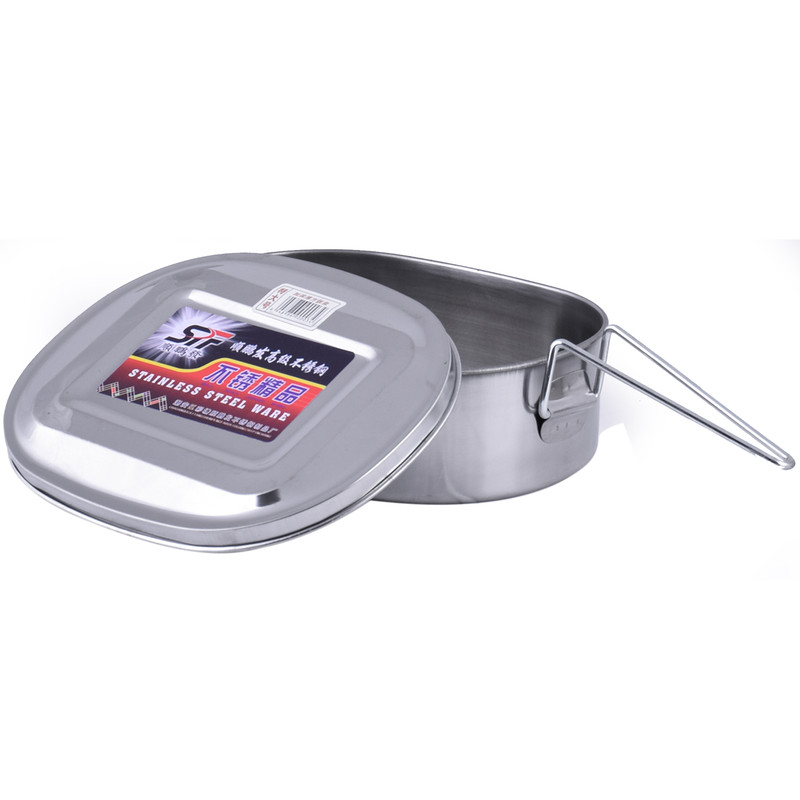 خرید و قیمت ظرف غذای استیل کتابی مدل 6- 1816