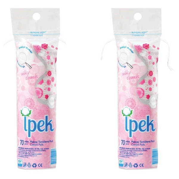 پد پاک کننده آرایش صورت ایپک مدل K M بسته 2 عددی