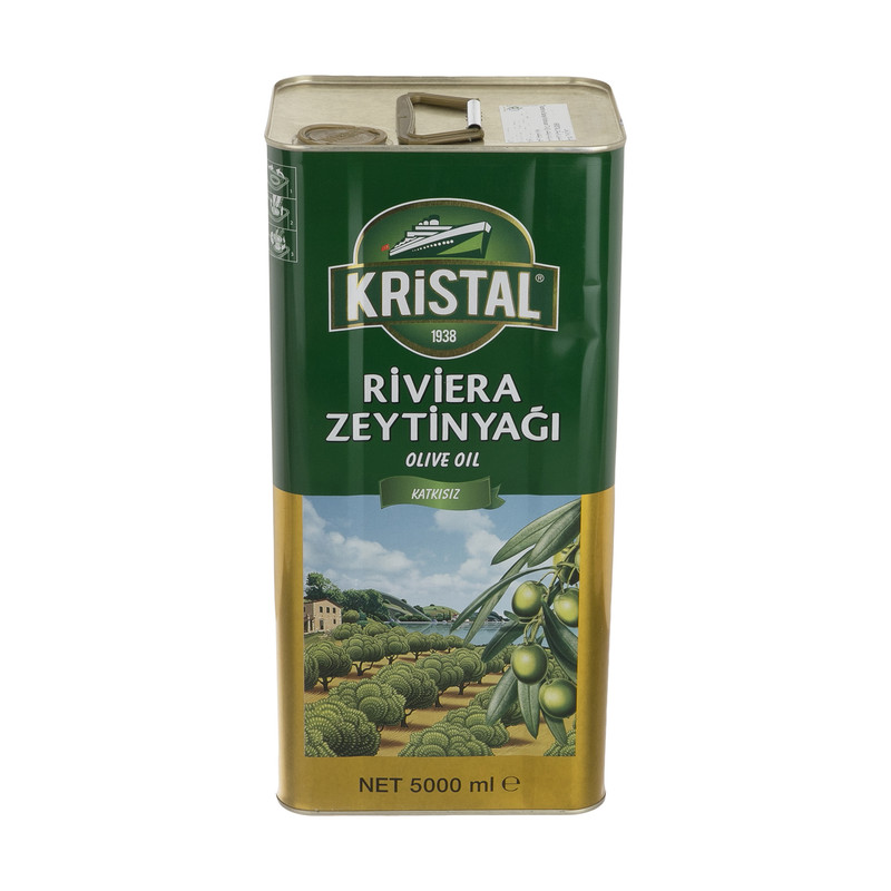 روغن زیتون بکر کریستال - 5 لیتر