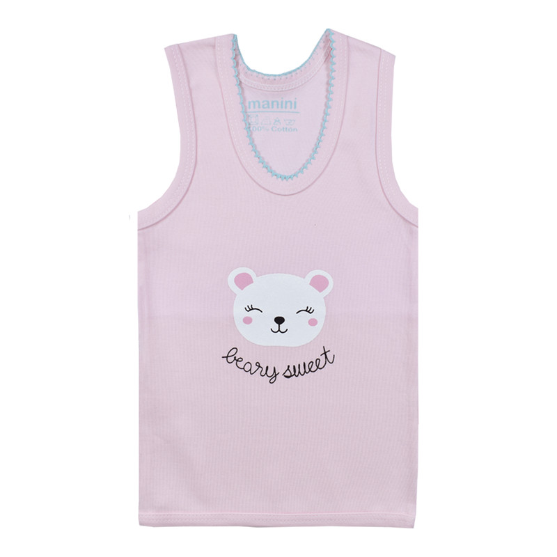 خرید و قیمت تاپ نوزادی مانینی مدل گلدار رنگ صورتی