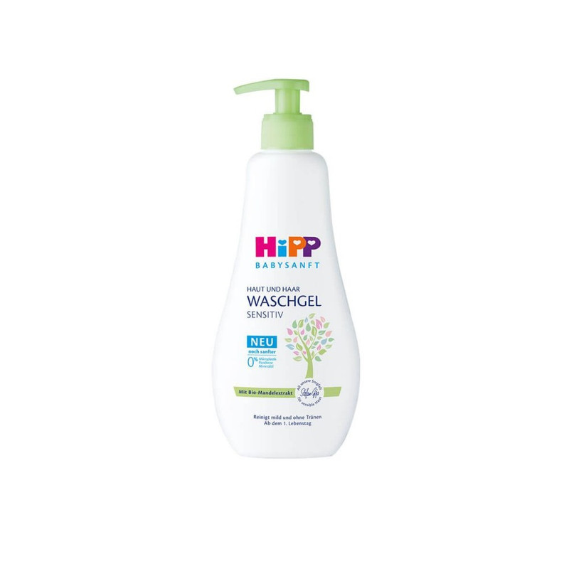 شامپو سر و بدن کودک هیپ مدل Sensitiv حجم 400 میلی لیتر