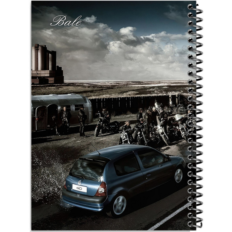 دفتر طراحی 100 برگ انتشارات بله مدل کاغذ ضخیم طرح منظره موتور سواران کد TK013