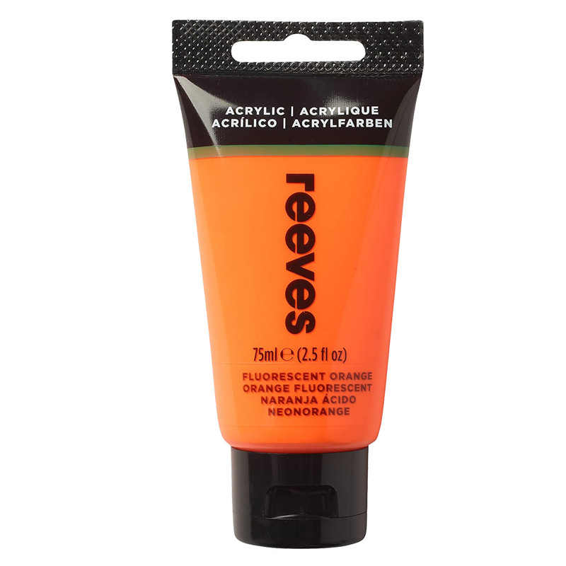 رنگ اکریلیک ریوز مدل Fluorescent کد 120336 حجم 75 میلی لیتر