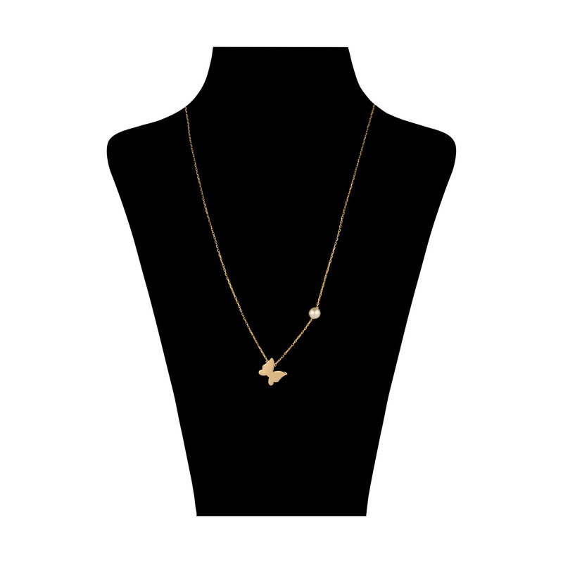 خرید و قیمت گردنبند طلا 18 عیار زنانه ناتروسا مدل NG230