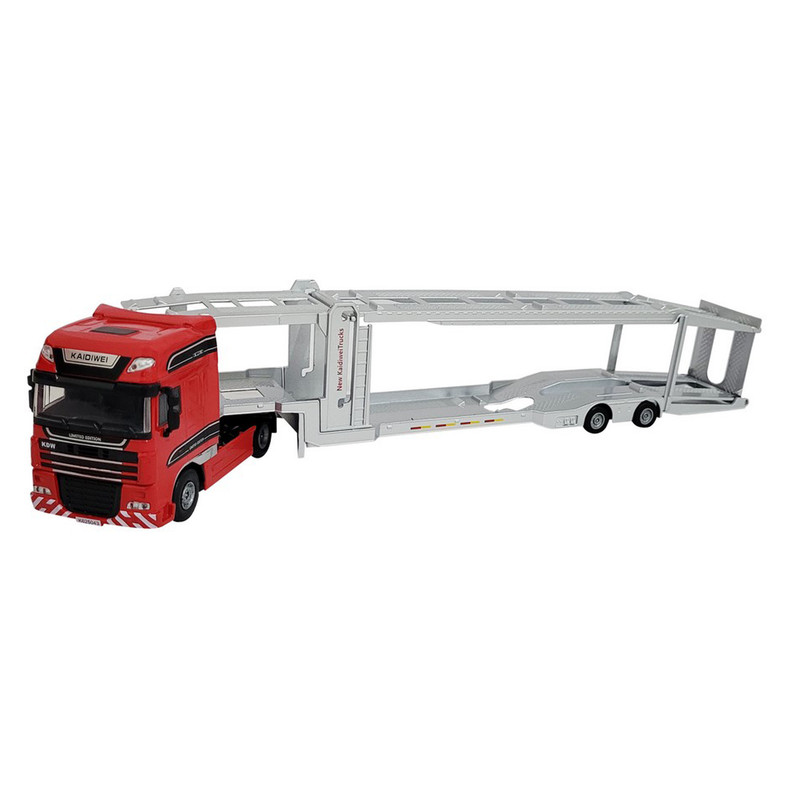 ماکت ماشین کا دی دبلیو مدل تریلی خودرو بر فلزی