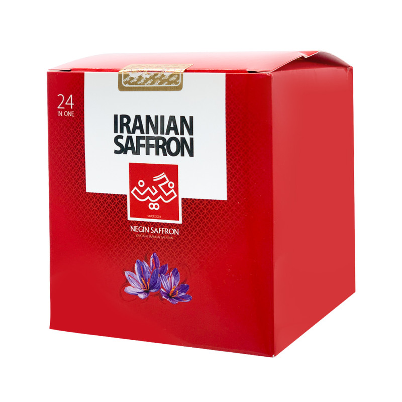 خرید و قیمت زعفران سرگل نگین - 0.3 گرم بسته 24 عددی