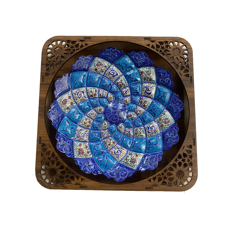 خرید و قیمت بشقاب میناکاری کد 24