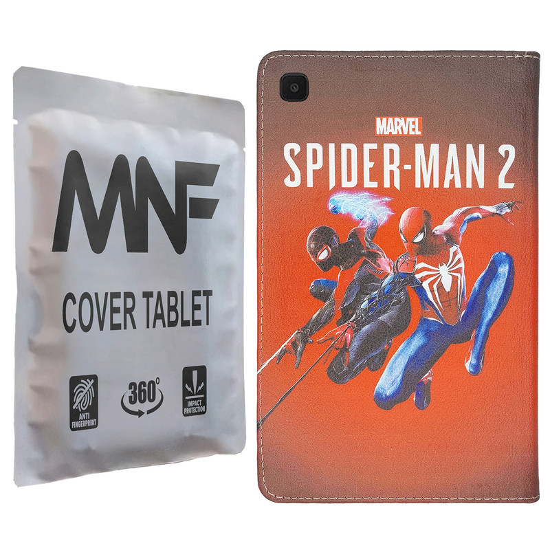 کیف کلاسوری ام ان اف طرح مرد عنکبوتی کد M-296 مناسب برای تبلت سامسونگ Galaxy Tab A7 Lite / T225
