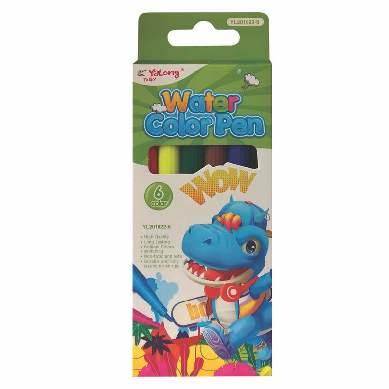 ماژیک رنگ آمیزی یالونگ مدل YL-201822.6 کد 162585 بسته 6 عددی