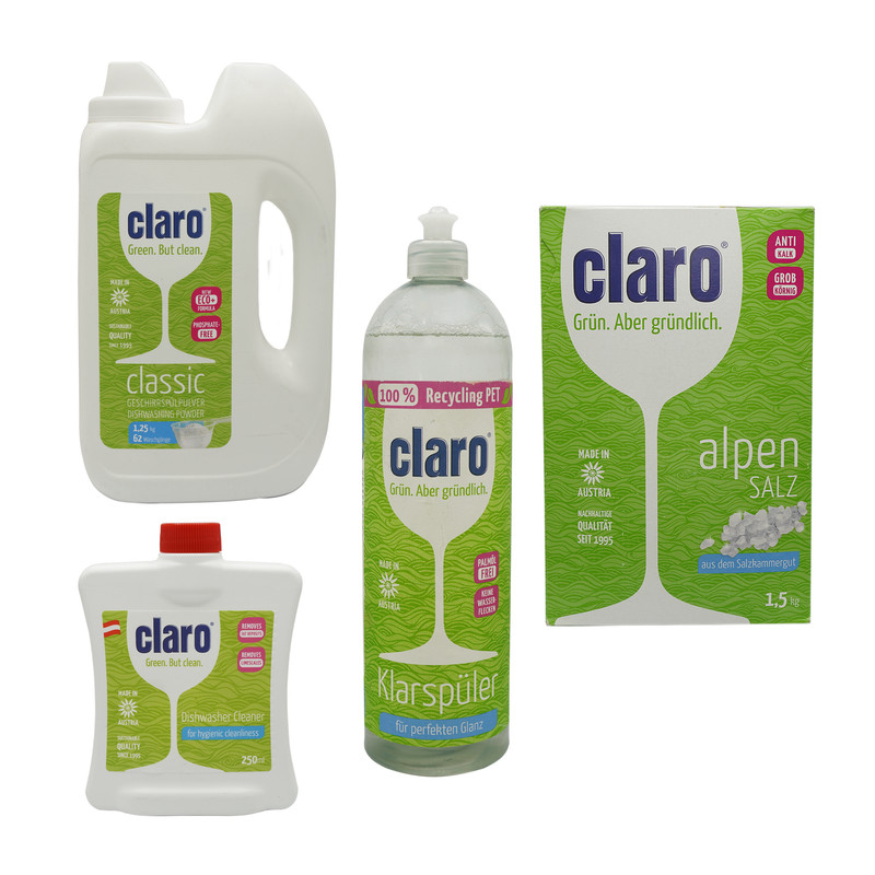 شوینده ماشین ظرفشویی کلارو مدل 10012515025 مجموعه 4 عددی