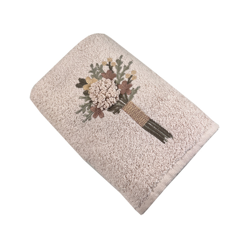 حوله دست و صورت رویال هوم طرح فولیا سایز 90*50 سانتی متر