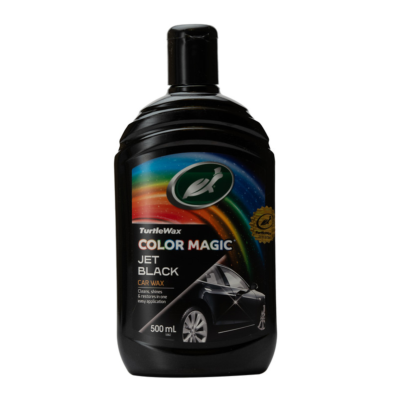 خرید و قیمت پولیش واکس بدنه خودرو ترتل واکس مدل COLOR MAGIC JET BLACK حجم 500 میلی لیتر