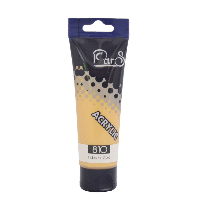 رنگ اکریلیک پارس کد 52 Gold حجم 75 میلی لیتر