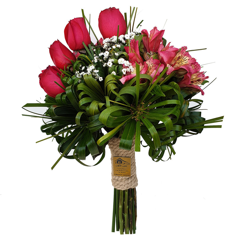 خرید و قیمت دسته گل کلبه گل سن سون مدل DG-11011