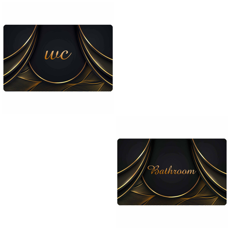 پادری مدل سه لایه رویه مخمل طرح حمام و سرویس بهداشتی کد 40910 مجموعه دو عددی