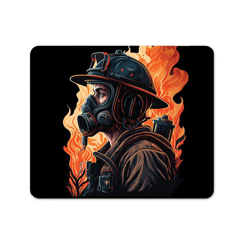 ماوس پد مدل جذاب اتش نشان کد 129