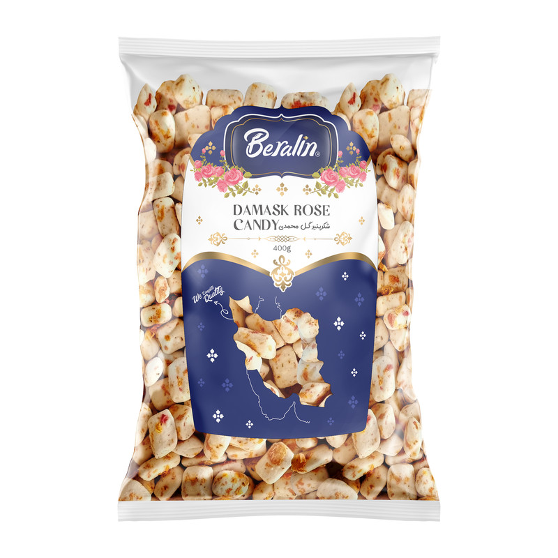 شکرپنیر سلفونی گل محمدی برآلین 400گرمی