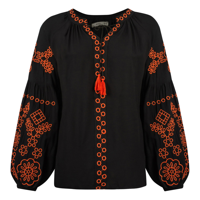 خرید و قیمت بلوز آستین بلند زنانه ای اس کیو مدل 1825