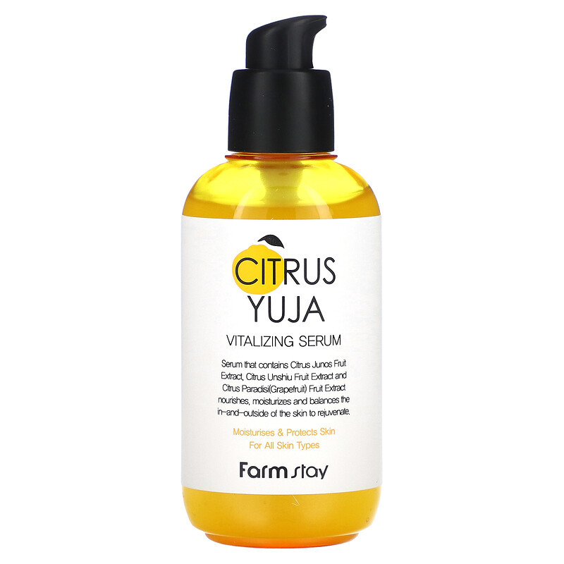 سرم پوست فارم استی مدل CITRUS YUJA VITALIZING حجم 100 میلی لیتر