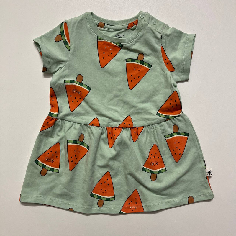 پیراهن دخترانه لیندکس مدل هندونه