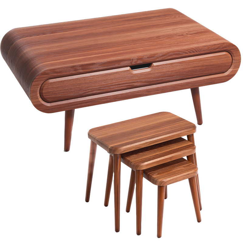 خرید و قیمت میز پذیرایی میز مارکت مدل رادیویی مجموعه ۴ عددی