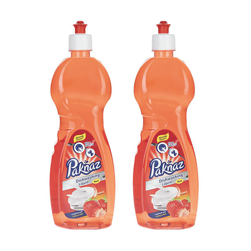 خرید و قیمت مایع ظرفشویی پاکناز مدل Strawberry وزن 700 گرم مجموعه 2 عددی